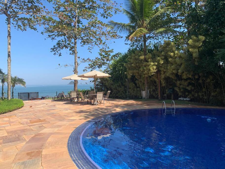 Casa Deliciosa Em Condo C/ Piscina Frente Ao Mar Sao Sebastiao  Exteriér fotografie